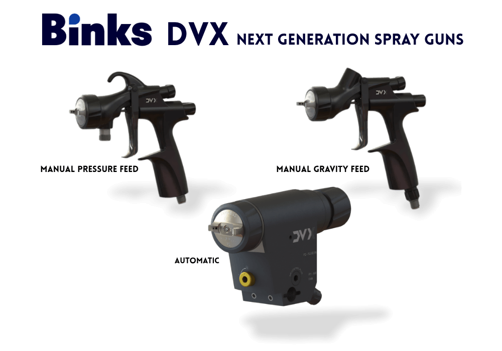 Binks DVX SPRAY GUNS