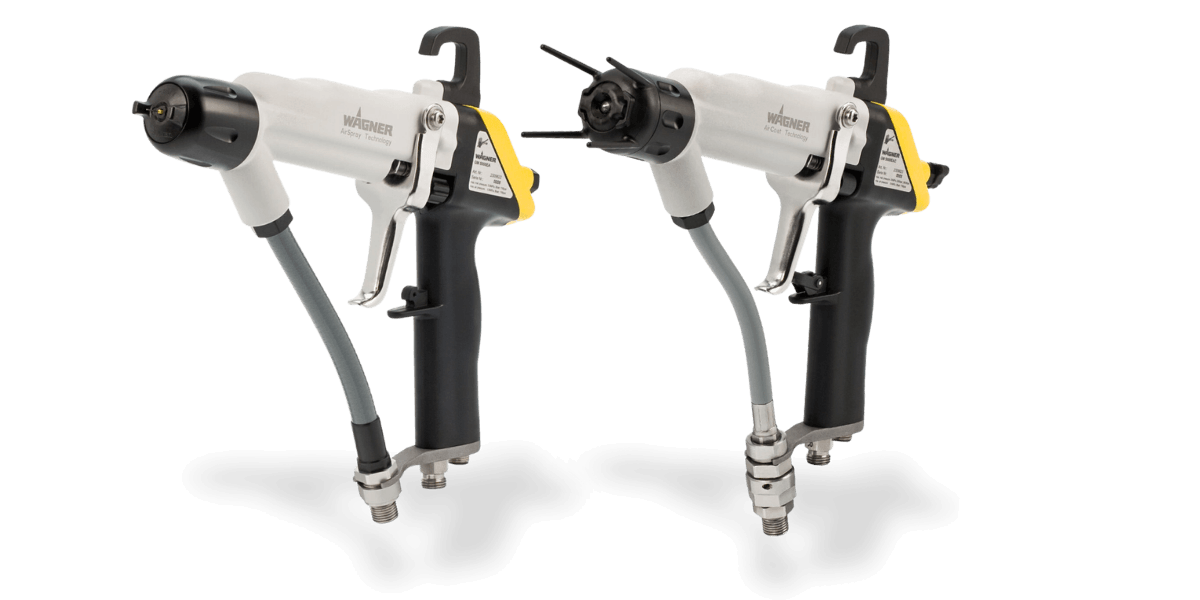 Electrostatic spray gun used for industrial paint coating