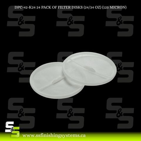 f5536a_0be765ef38c54788913f409a3cd990c3mv2.jpg DPC-42-K24 24 PACK OF FILTER DISKS (24/34 OZ) (125 MICRON)