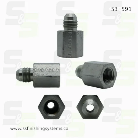 Adapter Kremlin 1/4 NPT Female to #5 JIC Male