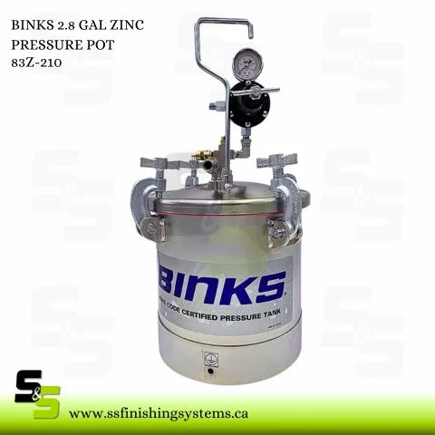 Binks 83Z Series Pressure Tanks