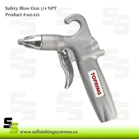 TOPGUN Whisper Jet Safety Blow Guns With Coanda Nozzel