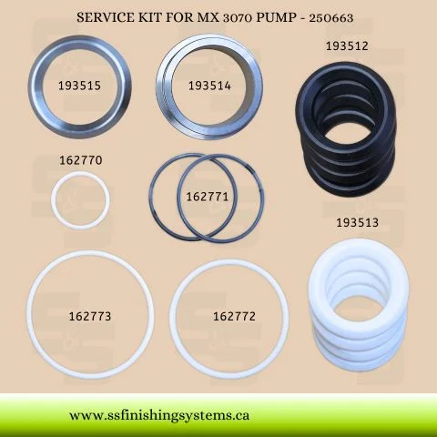 Binks FX190PU Pump Seal Kit – 250663