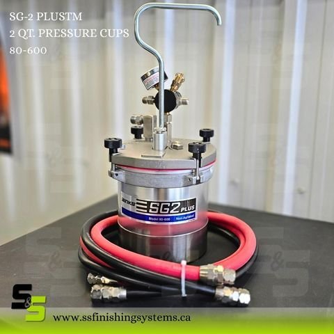 Binks SG-2 PLUS 2 QT. PRESSURE CUPS