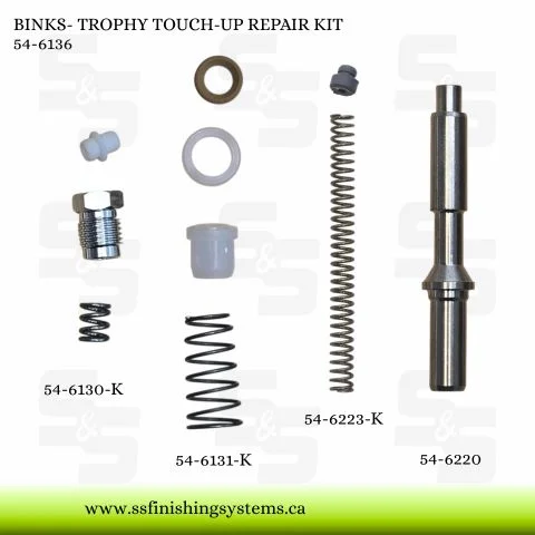 Binks Trophy Touch-Up Gun Repair Kit – 54-6136