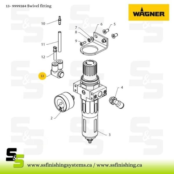 9999384 Swivel fitting