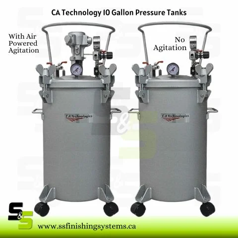 C.A. Technologies 10-Gallon Top Outlet Pressure Tanks