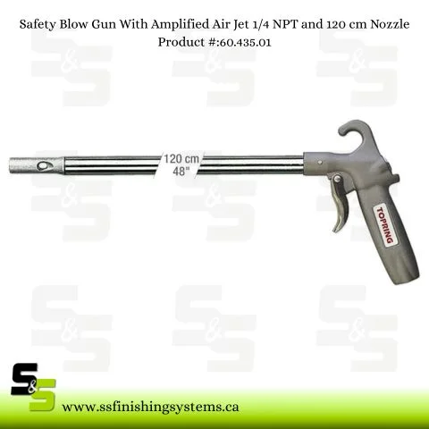 TOPGUN Maximum Thrust long Safety Blow Guns with Venturi Nzl