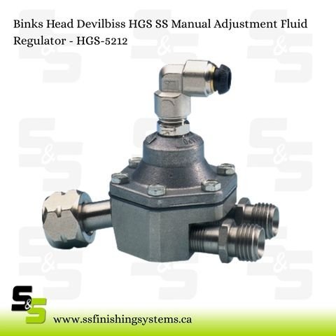 Devilbiss HGS Stainless Steel Fluid Regulators