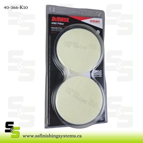 DeMask Half Mask Pre-Filter - 10pk