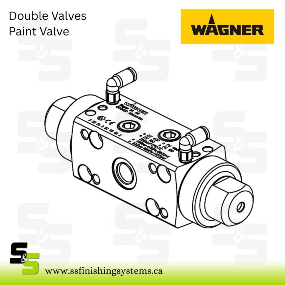 Paint valve (double)-PV 100-DN2.6-PTFE-TC