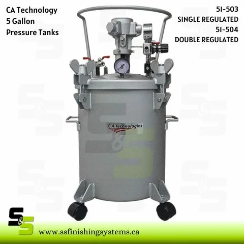 C.A. Technologies 5-Gallon Bottom Outlet Pressure Tanks
