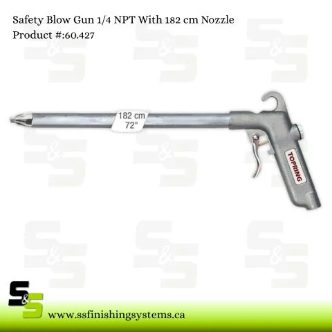 TOPGUN Whisper Jet Safety Blow Guns With Coanda Nozzel