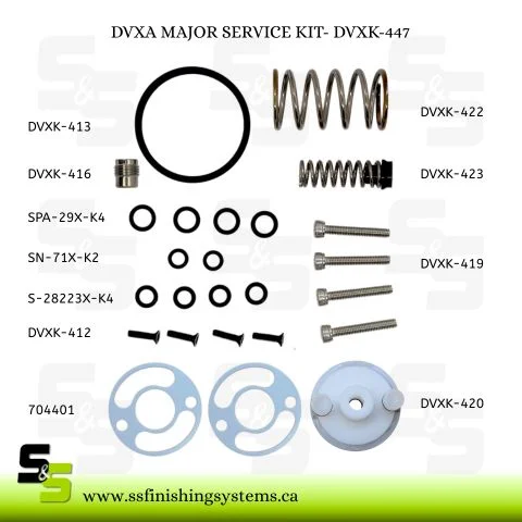 DEV-DVX AUTO GUN MAJOR SERVICE KIT